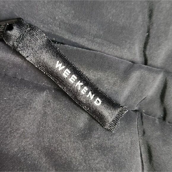 MAXMARA Weekend coat over womans Size Medium Hooded Black - Picture 3 of 11